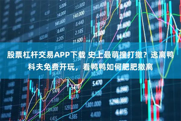 股票杠杆交易APP下载 史上最萌搜打撤？逃离鸭科夫免费开玩，看鸭鸭如何肥肥撤离