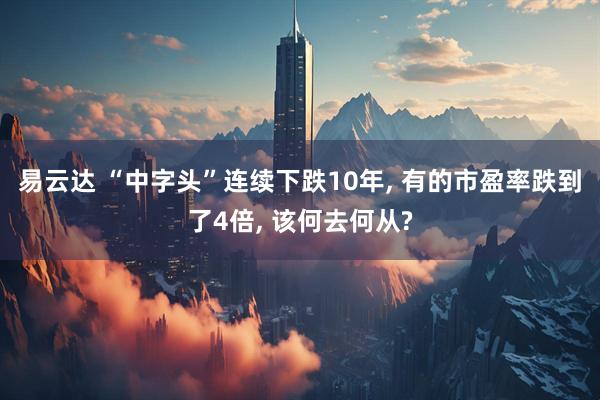 易云达 “中字头”连续下跌10年, 有的市盈率跌到了4倍, 该何去何从?
