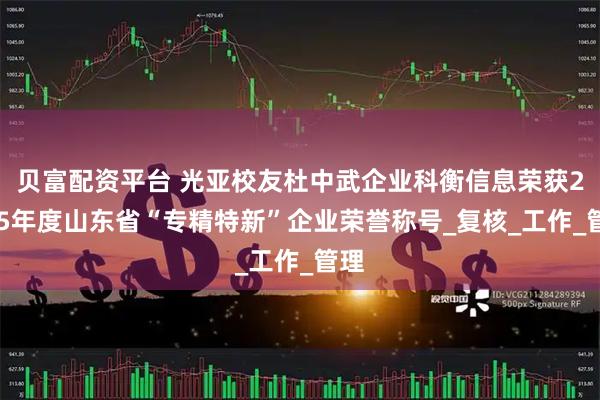 贝富配资平台 光亚校友杜中武企业科衡信息荣获2025年度山东省“专精特新”企业荣誉称号_复核_工作_管理