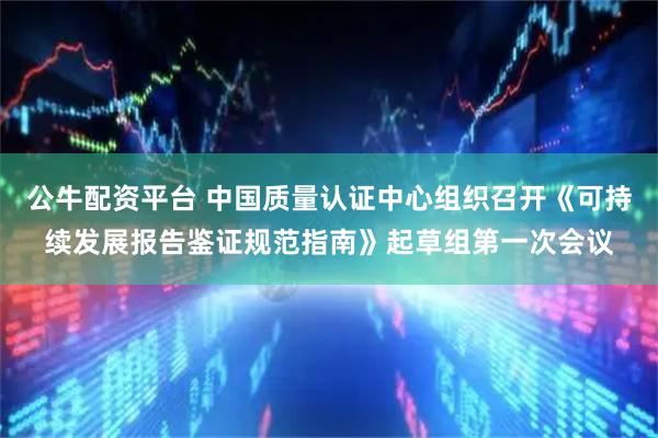 公牛配资平台 中国质量认证中心组织召开《可持续发展报告鉴证规范指南》起草组第一次会议