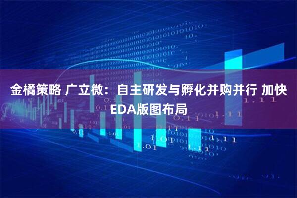 金橘策略 广立微：自主研发与孵化并购并行 加快EDA版图布局